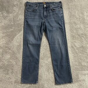 Tommy Bahama Jeans Mens Size 36x32‎ Straight Leg Blue Denim Medium Wash Mid Rise